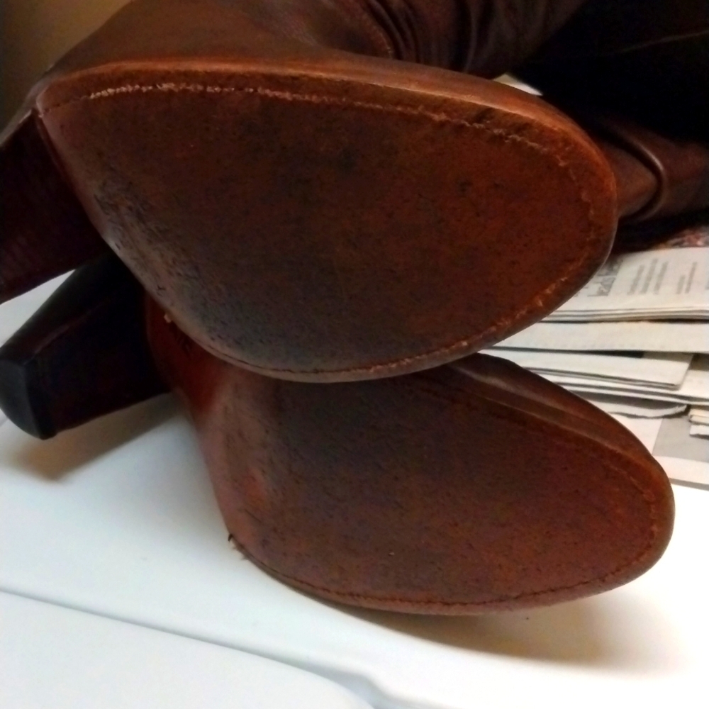 FRYE Vintage Boot made in Spain Slouch boot, Goodyear Welt. Campus sz 9 - Picture 12 of 13